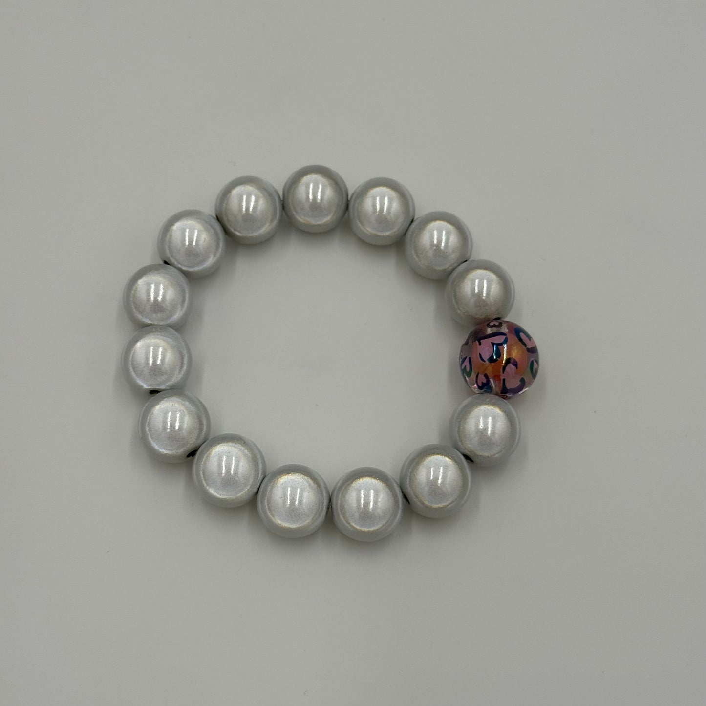 Armband "La Brisa – Bracelet Sunset Orange Heart Pearl" Limitiert!
