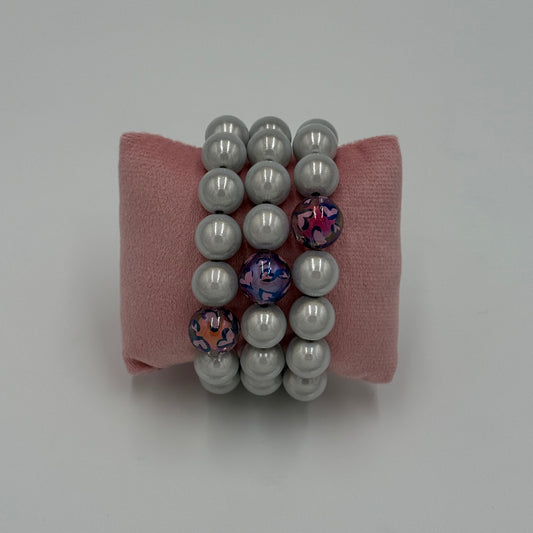 Armband "La Brisa – Bracelet Sunset Orange Heart Pearl" Limitiert!