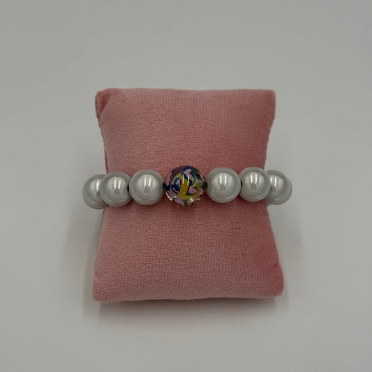 Armband "La Brisa – Bracelet Sunset Yellow Heart Pearl" Limitiert!